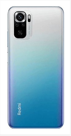 Xiaomi redmi note 10s azul back