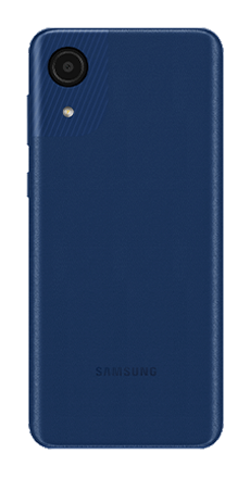 Samsung a03 core azul posterior