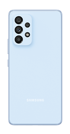 Samsung a53 azul posterior